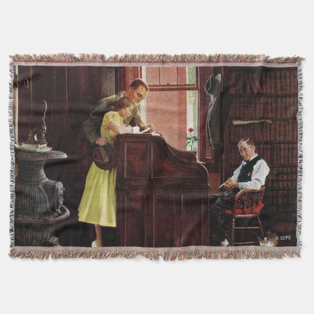 Eheschließungslizenz von Norman Rockwell Decke (Vorderseite)