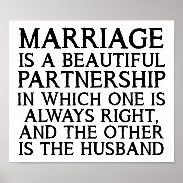 Eheschließungsstreit Funny Poster (Vorne)