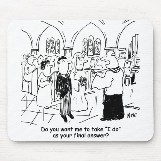 Ehestimmen - ich tue das als letzte Antwort Mousepad (Vorne)