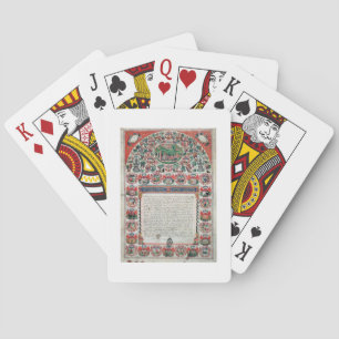 Ehevertrag für Juden (Vellum) Spielkarten