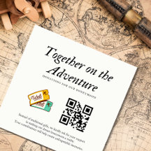 Ehewesen Honeymoon Fund Qr Code Geschenk