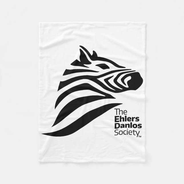 Ehlers-Danlos Gesellschafts-Decke Fleecedecke (Vorderseite)