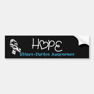 Ehlers Danlos Hoffnungs-Bewusstseins-Autoaufkleber Autoaufkleber