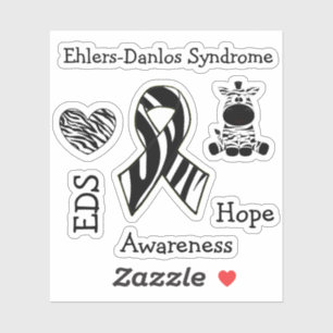 Ehlers-Danlos Syndrom EDS Awareness Hope Aufkleber