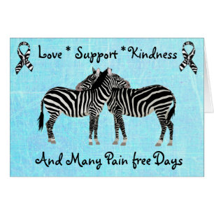 Ehlers-Danlos-Syndrom EDS Zebra Support Card