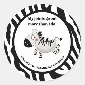Ehlers Danlos-Syndrom Runder Aufkleber