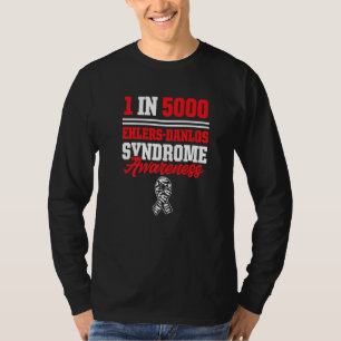 Ehlers Danlos Syndrome Awareness 1 in 5000 Warrior T-Shirt