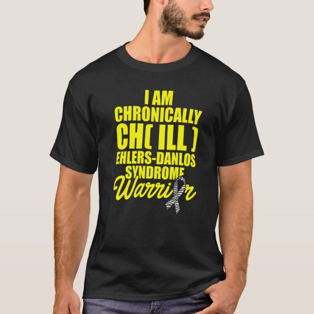 Ehlers Danlos Syndrome Awareness Chill Warrior Sur T-Shirt (Vorderseite)
