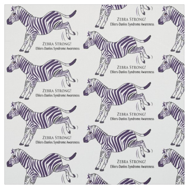 Ehlers-Danlos SyndromZebra stark Stoff (Muster)