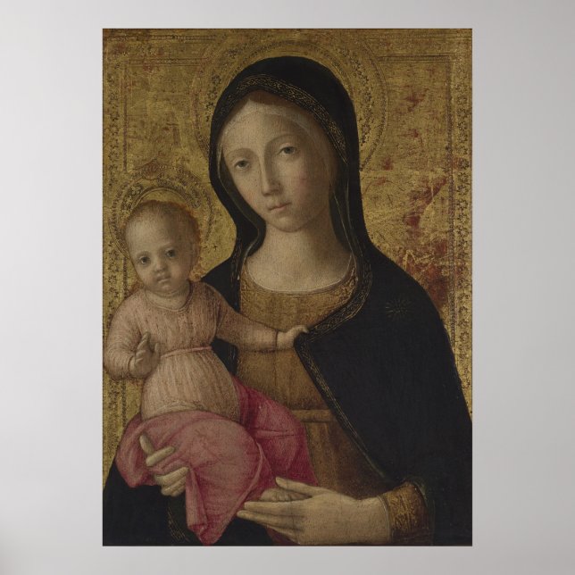 Ehre an Jesus und Maria Poster (Vorne)