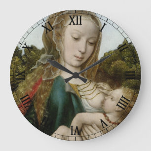 Ehre an Jesus und Mary Square Wall Clock Große Wanduhr