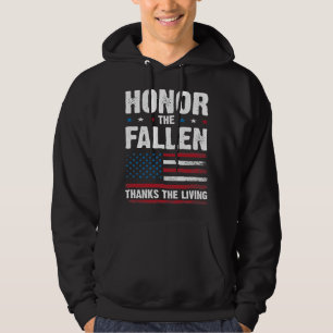 Ehre den gefallenen Dank des Lebenden Veteranen Ta Hoodie