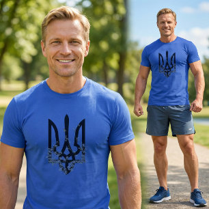 Ehre den Helden. UKRAINE. Dreizack. Tri-Blend-Shir T-Shirt