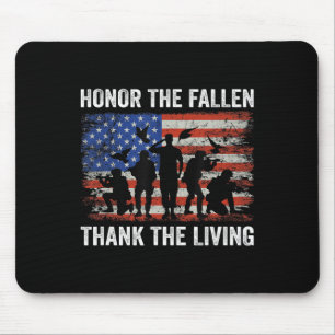 Ehre der gefallenen Dankbarkeit an die Lebenssolda Mousepad