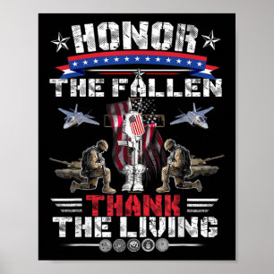 Ehre der gefallenen Dankbarkeit für den lebendigen Poster