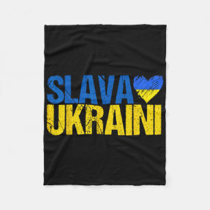 Ehre der Ukraine Fleecedecke