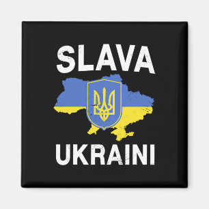 Ehre der Ukraine Ukraine Karte Unterstützung Ukrai Magnet