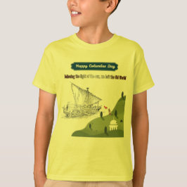 Ehre für Columbus gelb T-Shirt