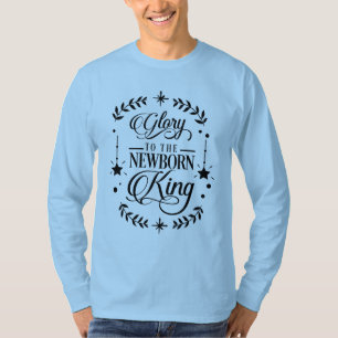 Ehre für den Neugeborenen König - Weihnachten - Mä T-Shirt