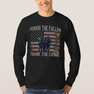 Ehre für die Toten - Danke für die lebendige US-Fl T-Shirt