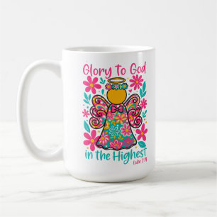 Ehre sei Gott in der Höhe Weihnachten Christlich Kaffeetasse