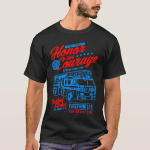 Ehre und Mut Feuerwehrmann Feuerwehrmann Feuerwehr T-Shirt