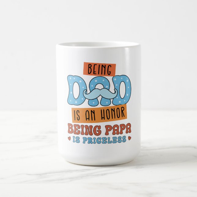 Ehre und unbezahlbare Liebe - Der perfekte Vaterta Kaffeetasse (Mittel)