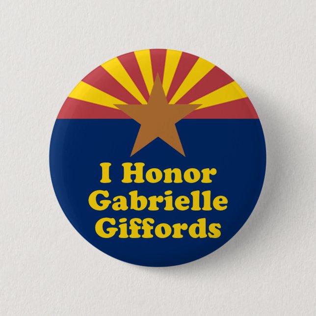 EhreGabrielle Giffords Knopf Button (Vorderseite)