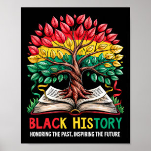 Ehren der Vergangenheit Inspirierende Zukunft Baum Poster
