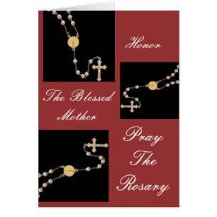 EHREN SIE DIE BLAESSEE MUTTER PRAG DIE ROSARY