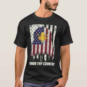 Ehren Sie Ihr Land Amerikanische Unabhängigkeit US T-Shirt