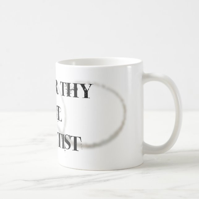 Ehren Sie Thy Boden-Wissenschaftler Kaffeetasse (Rechts)