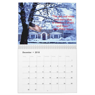 Ehren unseres Kalenders der Flagge-2018 Kalender