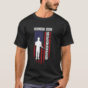 Ehren wir unsere Helden Männer Frauen T-Shirt