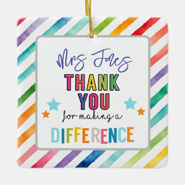 ehrenamtlich danken, dass Sie eine andere Keramikornament (Vorderseite)