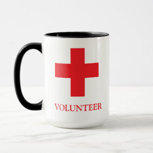 Ehrenamtliche & Erste Hilfe, Kreuz, Krankenwagen,  Tasse