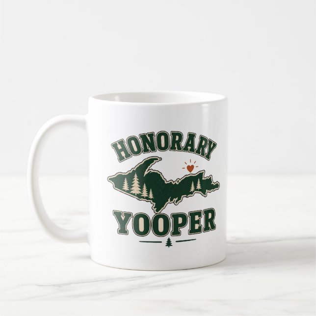 Ehrenamtlicher Yooper - Oberhalb der Halbinsel Mic Kaffeetasse (Links)