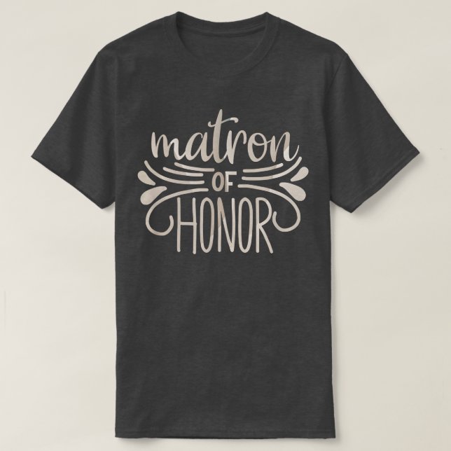 Ehrenbride- und Bauernmatron für T-Shirts Hochzeit (Design vorne)