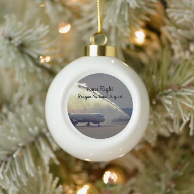 Ehrenflugball-Ornament Keramik Kugel-Ornament (Baum)