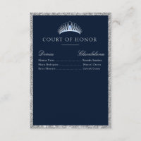 Ehrenkarte für die Marine und Silber