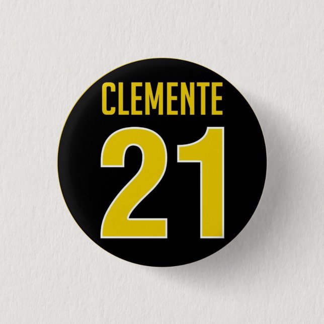 Ehrenknopf Robertos Clemente Button (Vorderseite)