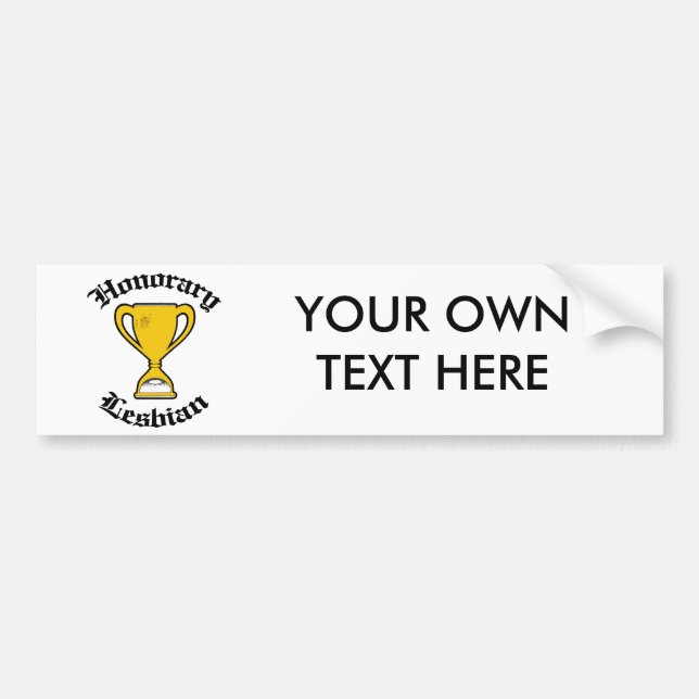 EHRENlesbe - .PNG Autoaufkleber (Vorne)