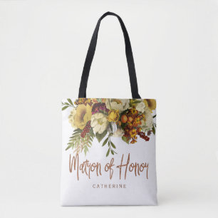 Ehrenmatron der Herbst Hochzeit im Herbst rustikal Tasche