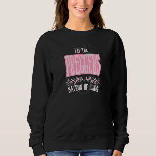 Ehrenmatrone der Frauen Schwanger Passende Jungges Sweatshirt