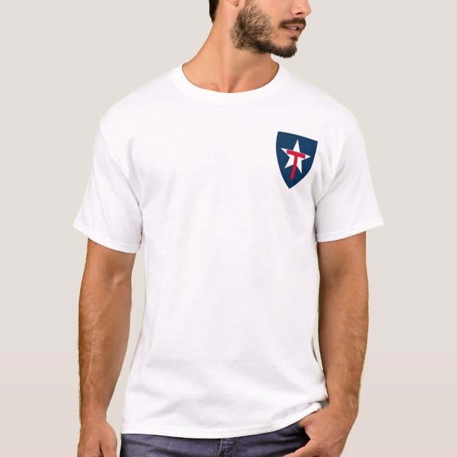 Ehrenstolz-Aufgabe des Texas-Staats-Schutz-TXSG T-Shirt (Vorderseite)
