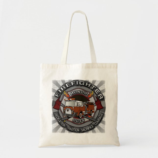 Ehrentasche für Feuerwehrleute Tragetasche (Vorne)