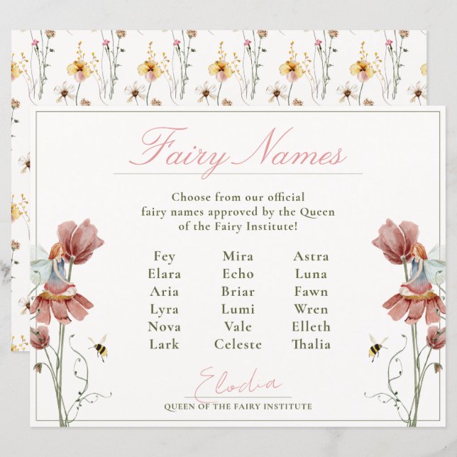 Ehrenzeichen für Vintage Blumenbezeichnungen (Vorne/Hinten)