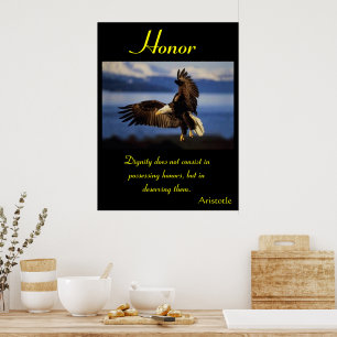 Ehrenzeichen mit Eagle's Brillanz Poster