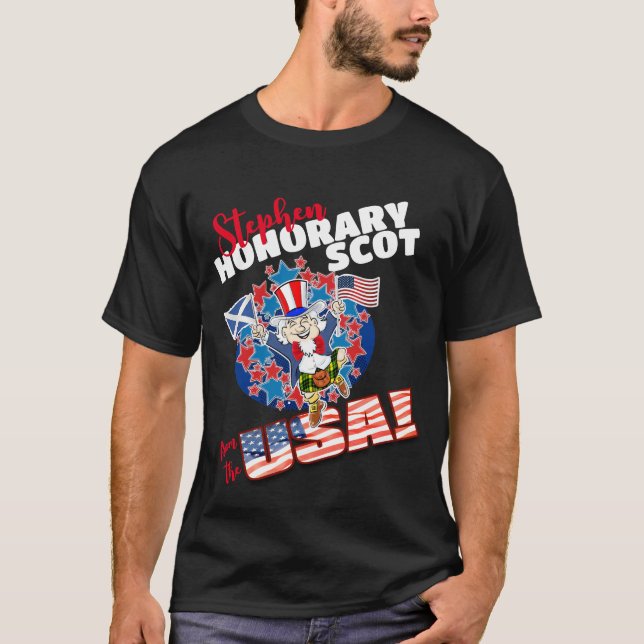Ehrenzeichen Schotte aus den USA T-Shirt (Vorderseite)