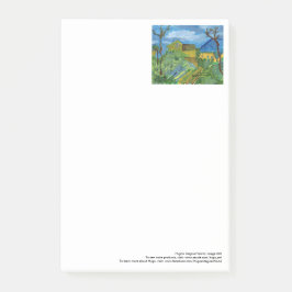 Ehrerbietung Cezanne zu den großen Post-it Klebezettel